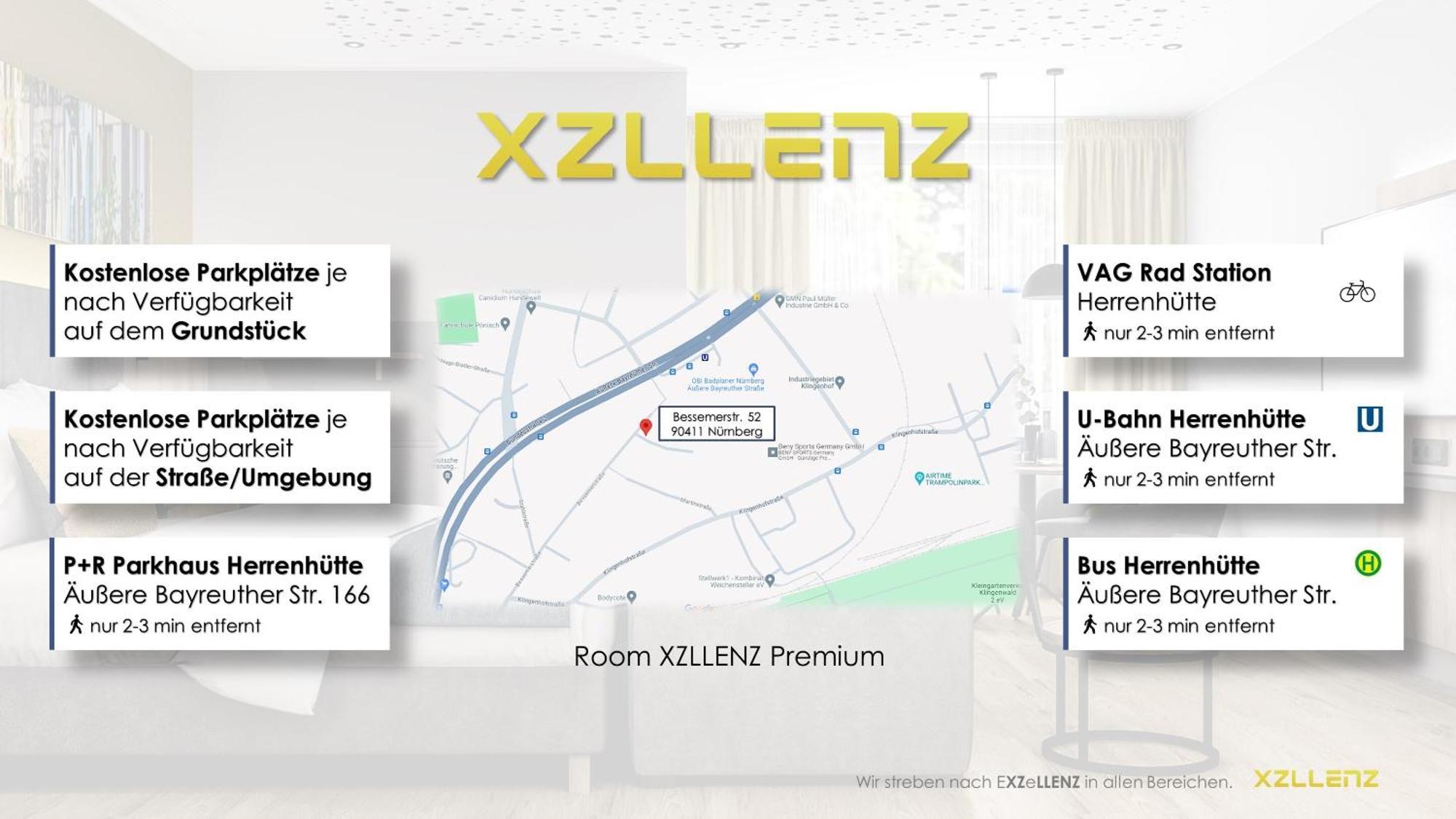 Xzllenz Traum Studio-Apartment, Frei-Parken, U-Bahn, Kueche Neurenberg Buitenkant foto